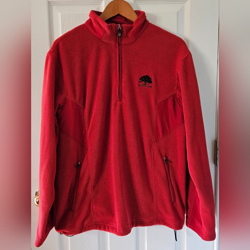 Greg Norman Men's Red Sweater White Oak